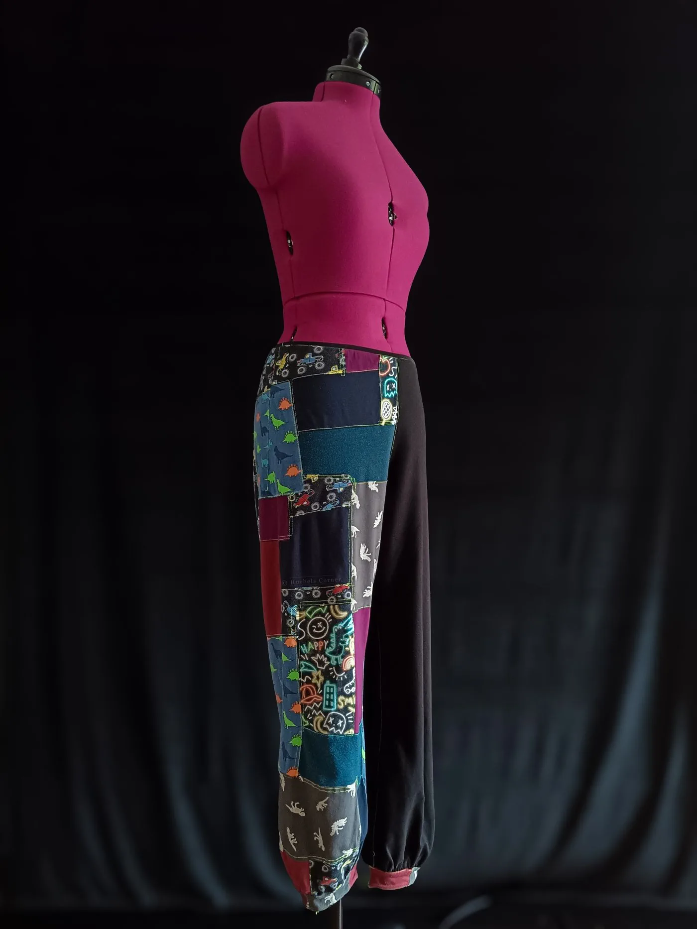 Patchwork trousers