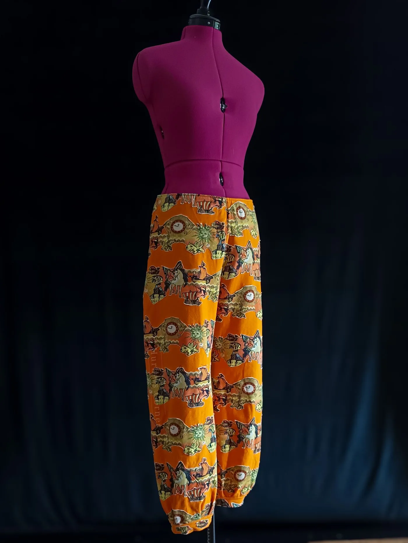 Orange trousers