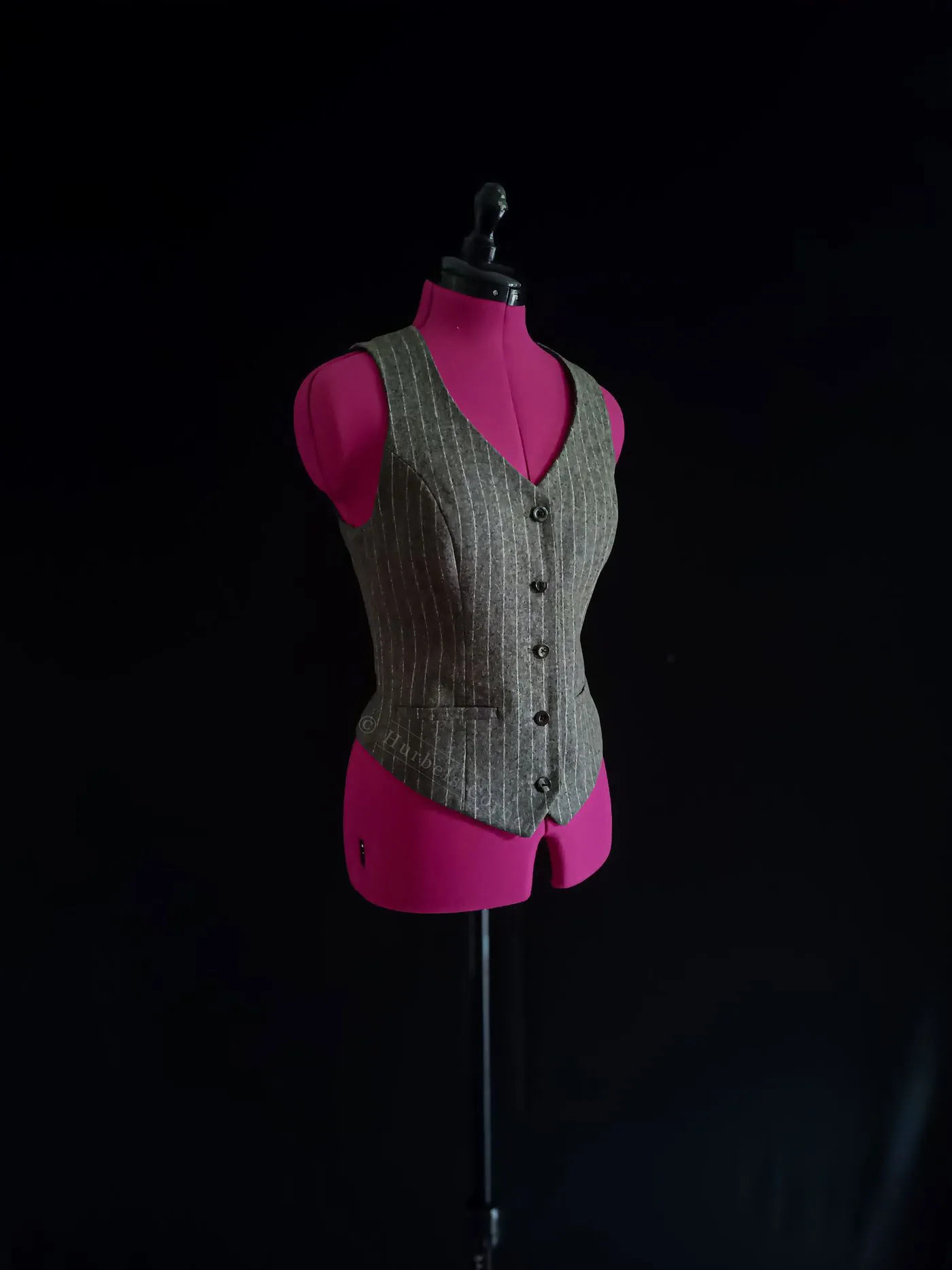 Chalk-stripe waistcoat